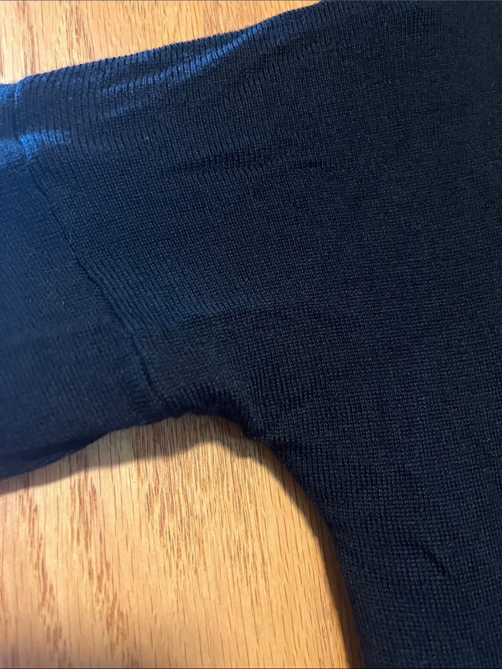 lululemon athletica Black Open-Front Ribbed Panel Cardigan